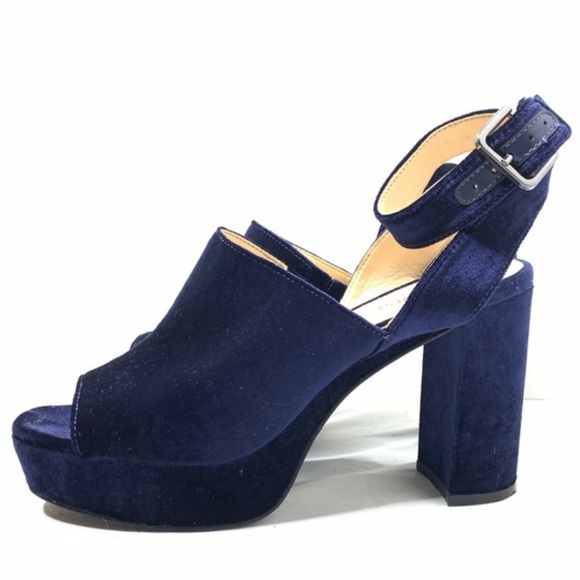Nine West Shoes - NIne West Velvet Heels
